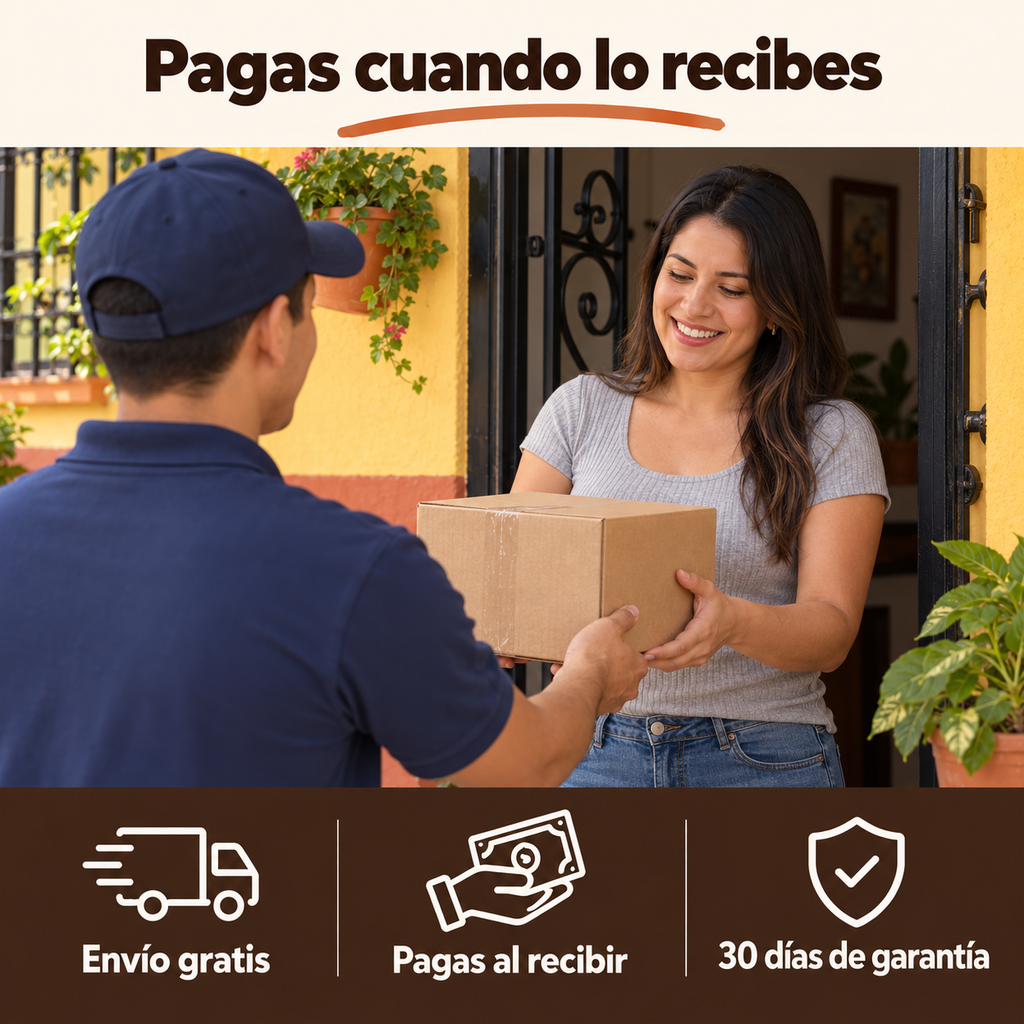 Envío gratis, pago contra entrega y 30 días de garantía